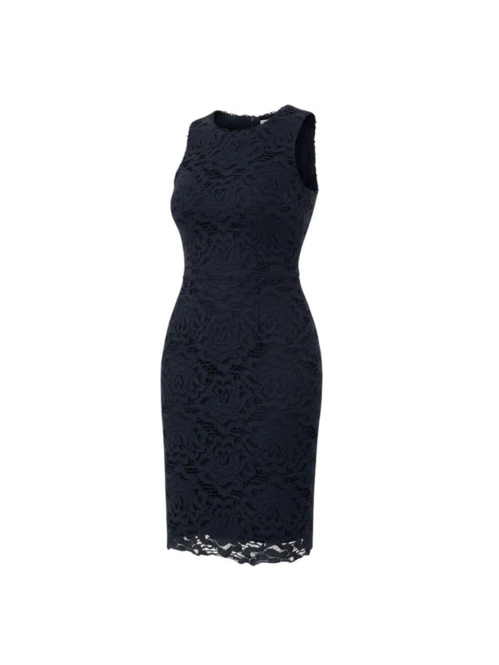 Dolce & Gabbana I4 & Sleeveless Lace Dress Black